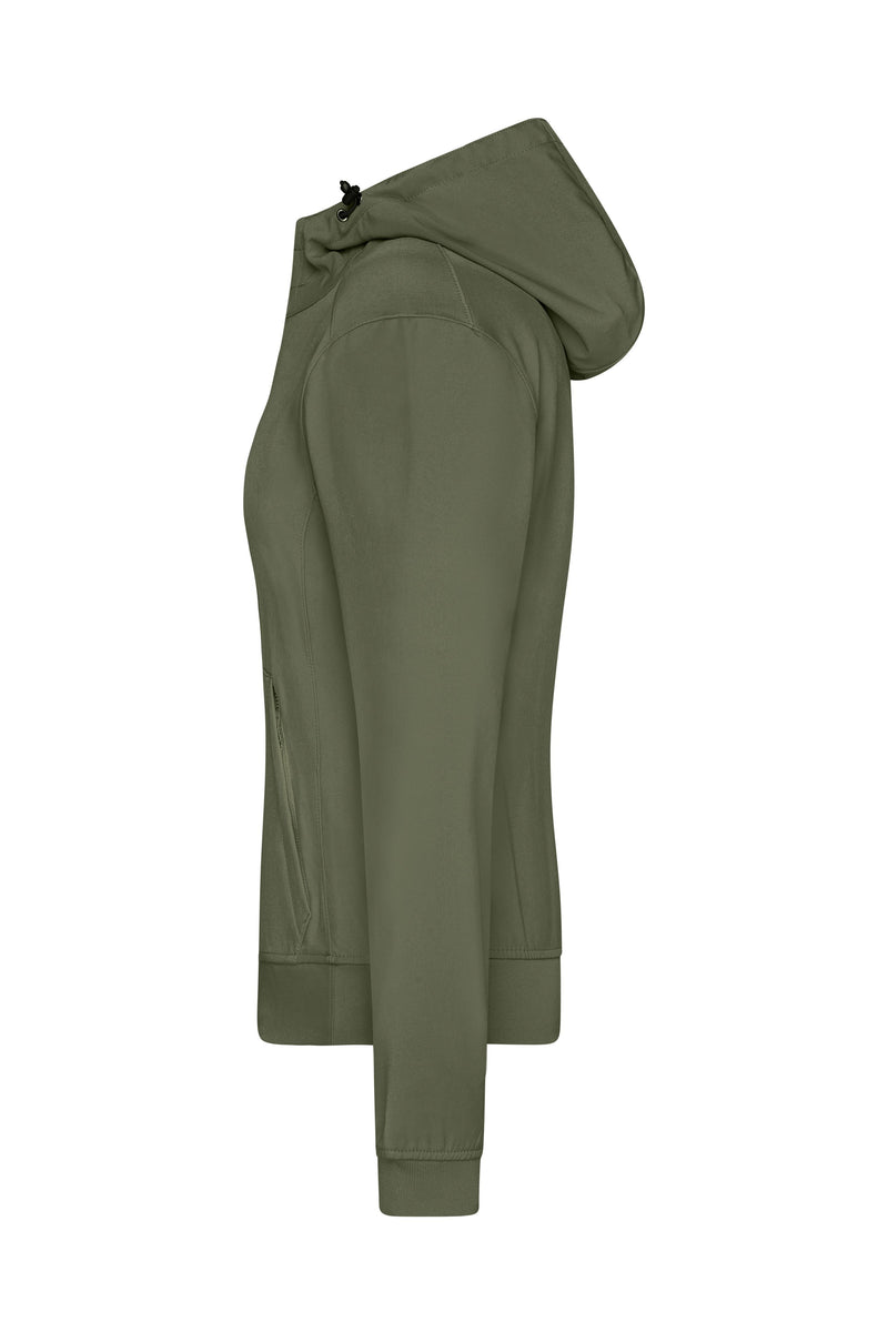 Laden Sie das Bild in Galerie -Viewer, Softshelljacke mit Kapuze im sportlichen Design - JN1145
