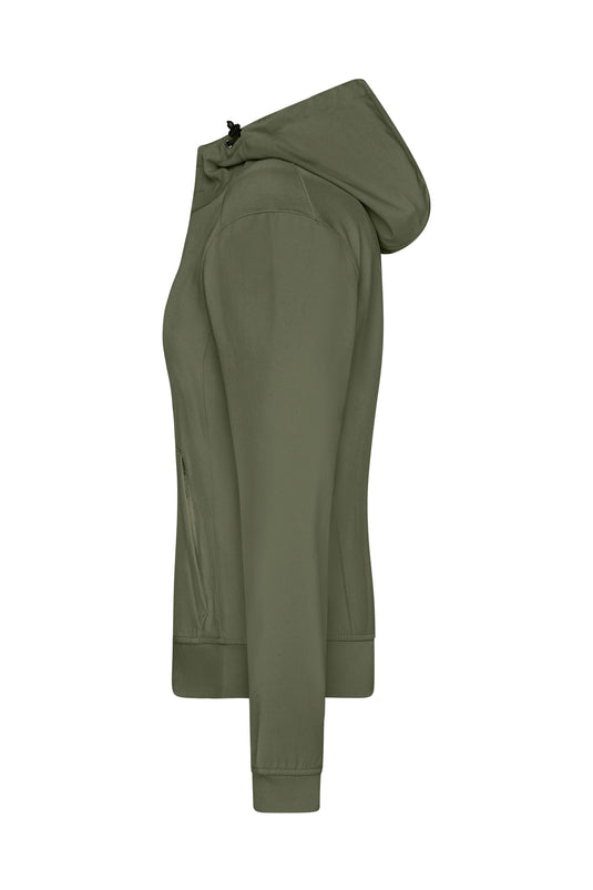 Softshelljacke mit Kapuze im sportlichen Design - JN1145