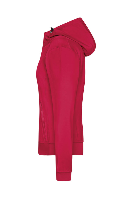 Softshelljacke mit Kapuze im sportlichen Design - JN1145