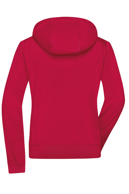 Softshelljacke mit Kapuze im sportlichen Design - JN1145