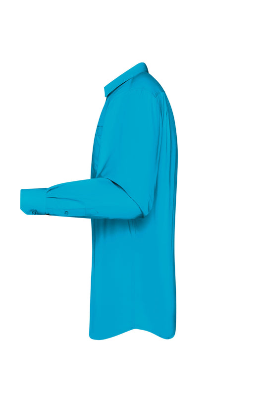 Klassisches Shirt aus pflegeleichtem Mischgewebe - JN678