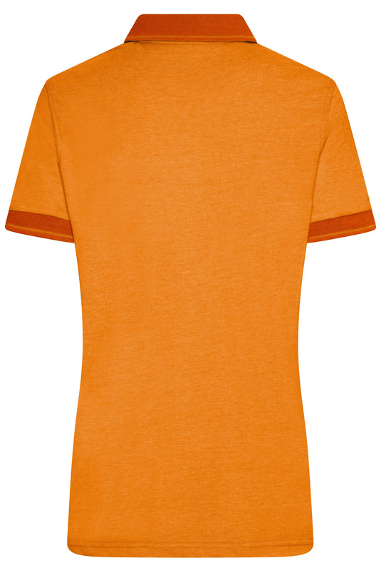 Melange Polo mit modischen Details - JN705