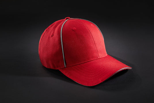 Hochwertige 6 Panel Cap mit reflektierenden Elementen (ohne Schutzfunktion/keine PSA) - MB6234