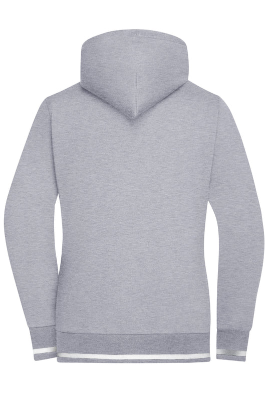 Sweat-Jacke mit Reißverschluss und Kapuze - JN775