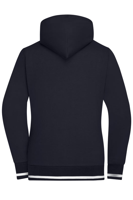 Sweat-Jacke mit Reißverschluss und Kapuze - JN775