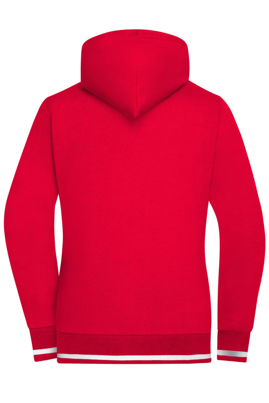 Sweat-Jacke mit Reißverschluss und Kapuze - JN775