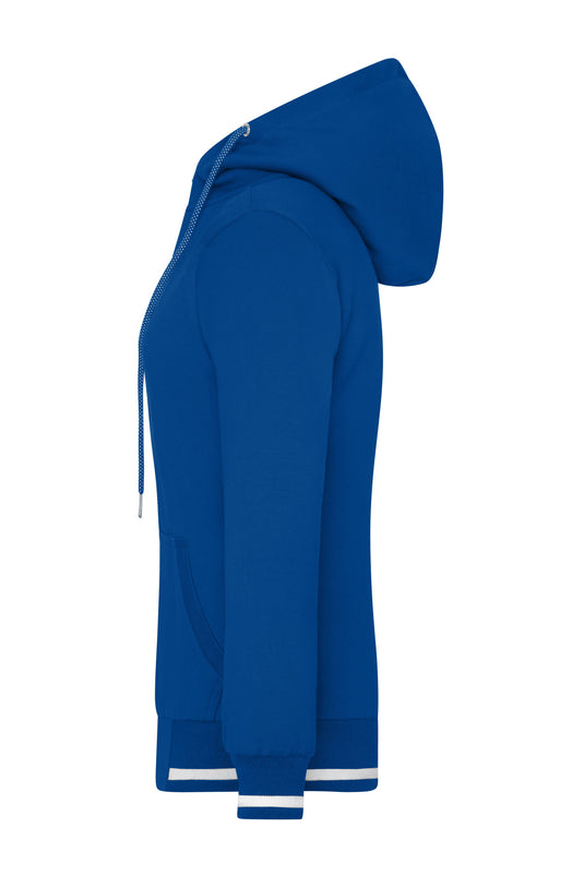 Sweat-Jacke mit Reißverschluss und Kapuze - JN775