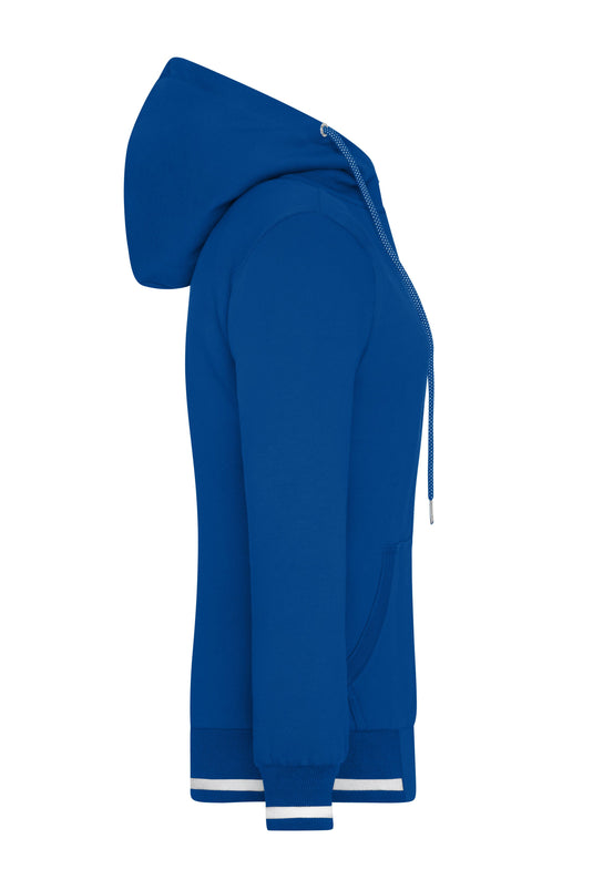 Sweat-Jacke mit Reißverschluss und Kapuze - JN775