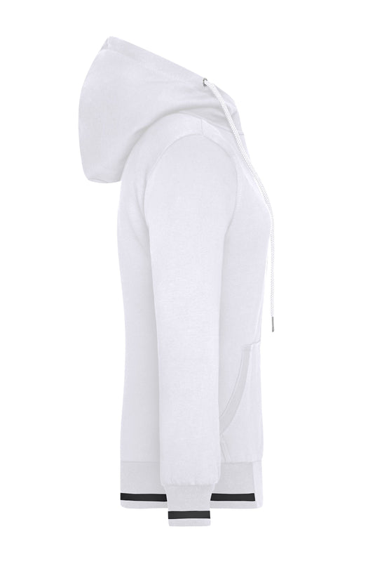 Sweat-Jacke mit Reißverschluss und Kapuze - JN775