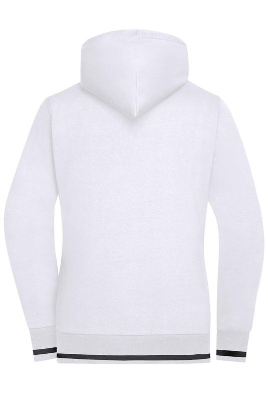 Sweat-Jacke mit Reißverschluss und Kapuze - JN775