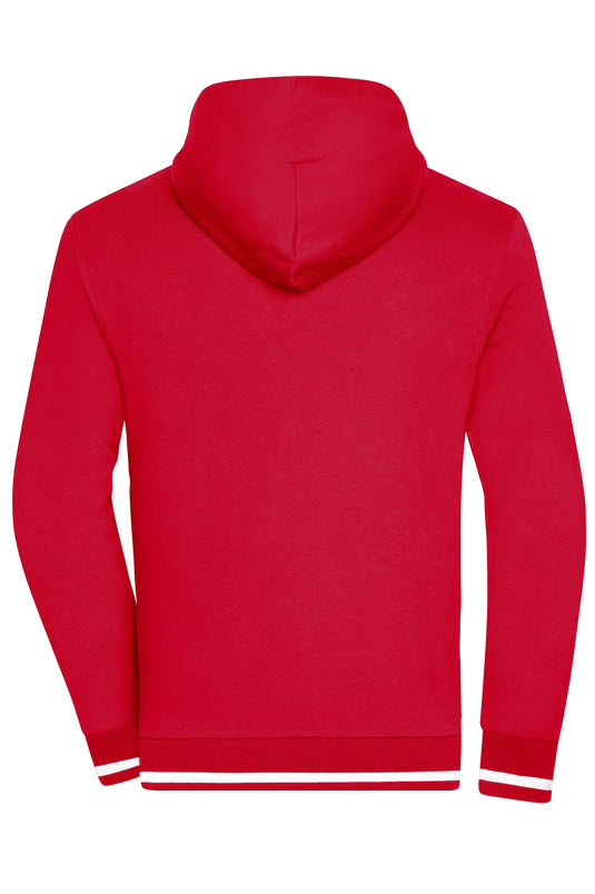 Sweat-Jacke mit Reißverschluss und Kapuze - JN776