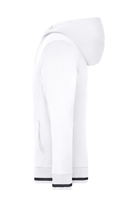 Sweat-Jacke mit Reißverschluss und Kapuze - JN776
