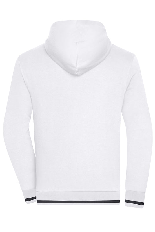 Sweat-Jacke mit Reißverschluss und Kapuze - JN776