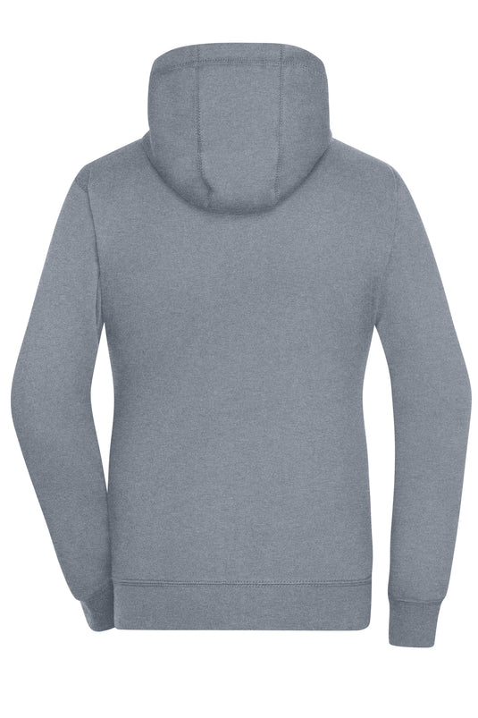 Sweat-Jacke mit Reißverschluss und Kapuze - JN962