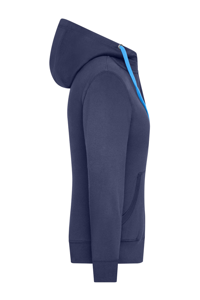 Laden Sie das Bild in Galerie -Viewer, Sweat-Jacke mit Reißverschluss und Kapuze - JN962
