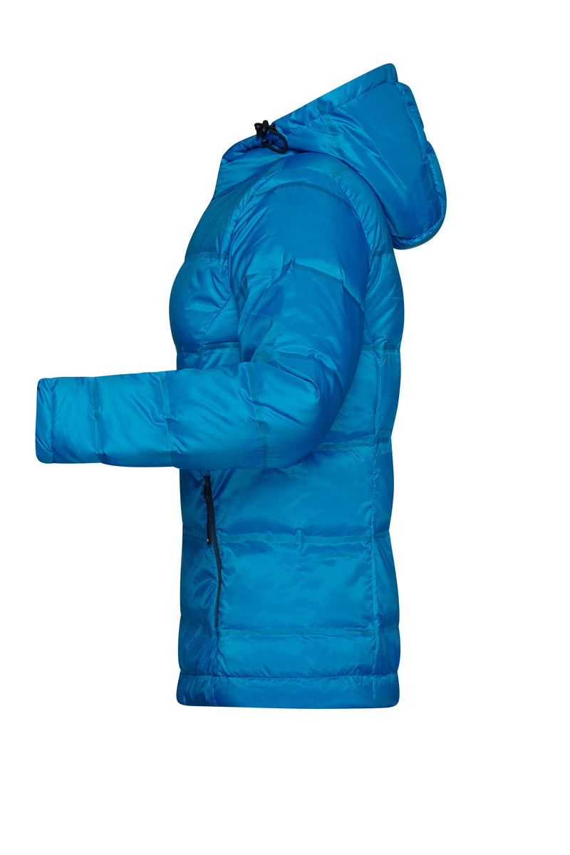 Laden Sie das Bild in Galerie -Viewer, Damen Daunenjacke mit Kapuze in neuem Design, Steppung der Jacke ist geklebt und nicht genäht - JN1151
