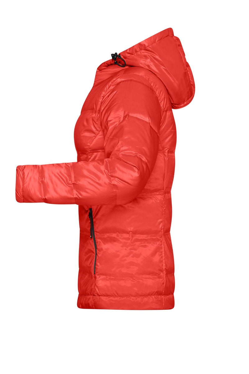 Laden Sie das Bild in Galerie -Viewer, Damen Daunenjacke mit Kapuze in neuem Design, Steppung der Jacke ist geklebt und nicht genäht - JN1151
