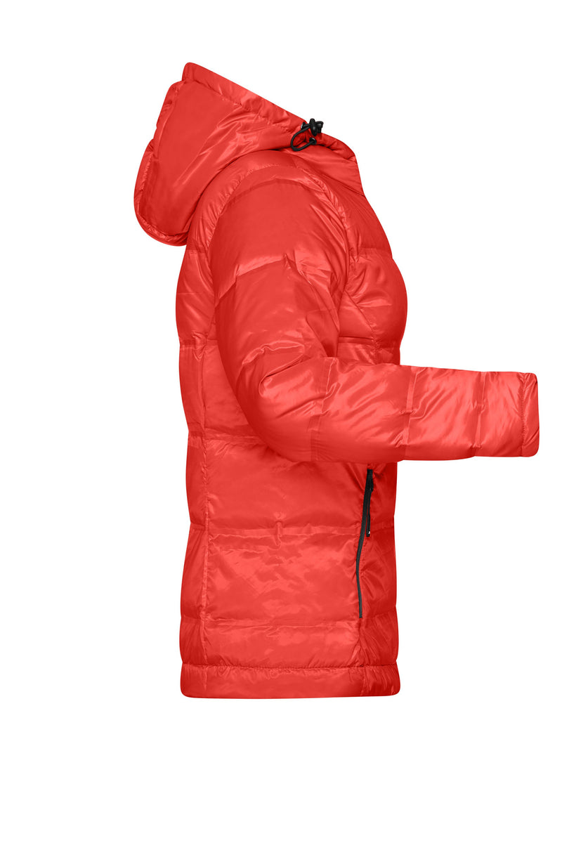 Laden Sie das Bild in Galerie -Viewer, Damen Daunenjacke mit Kapuze in neuem Design, Steppung der Jacke ist geklebt und nicht genäht - JN1151
