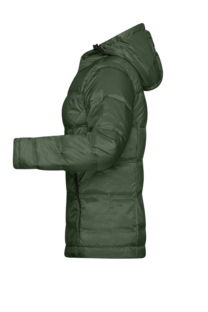 Laden Sie das Bild in Galerie -Viewer, Damen Daunenjacke mit Kapuze in neuem Design, Steppung der Jacke ist geklebt und nicht genäht - JN1151

