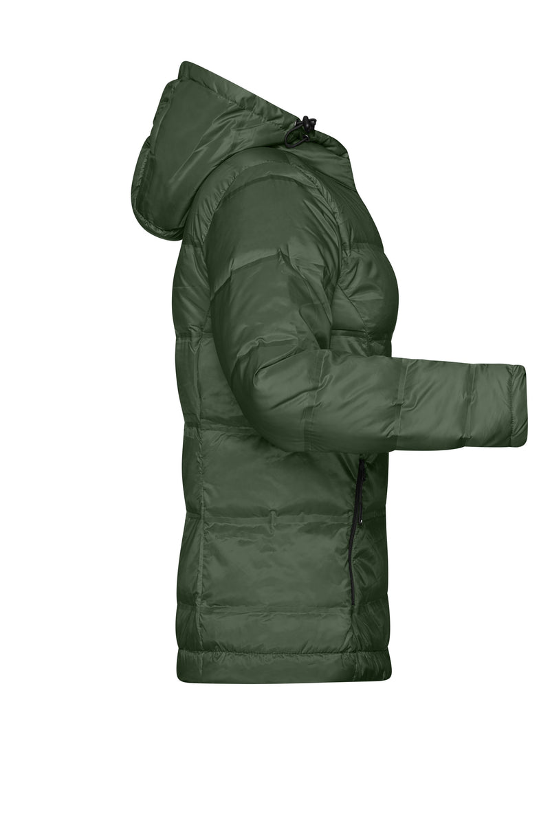 Laden Sie das Bild in Galerie -Viewer, Damen Daunenjacke mit Kapuze in neuem Design, Steppung der Jacke ist geklebt und nicht genäht - JN1151
