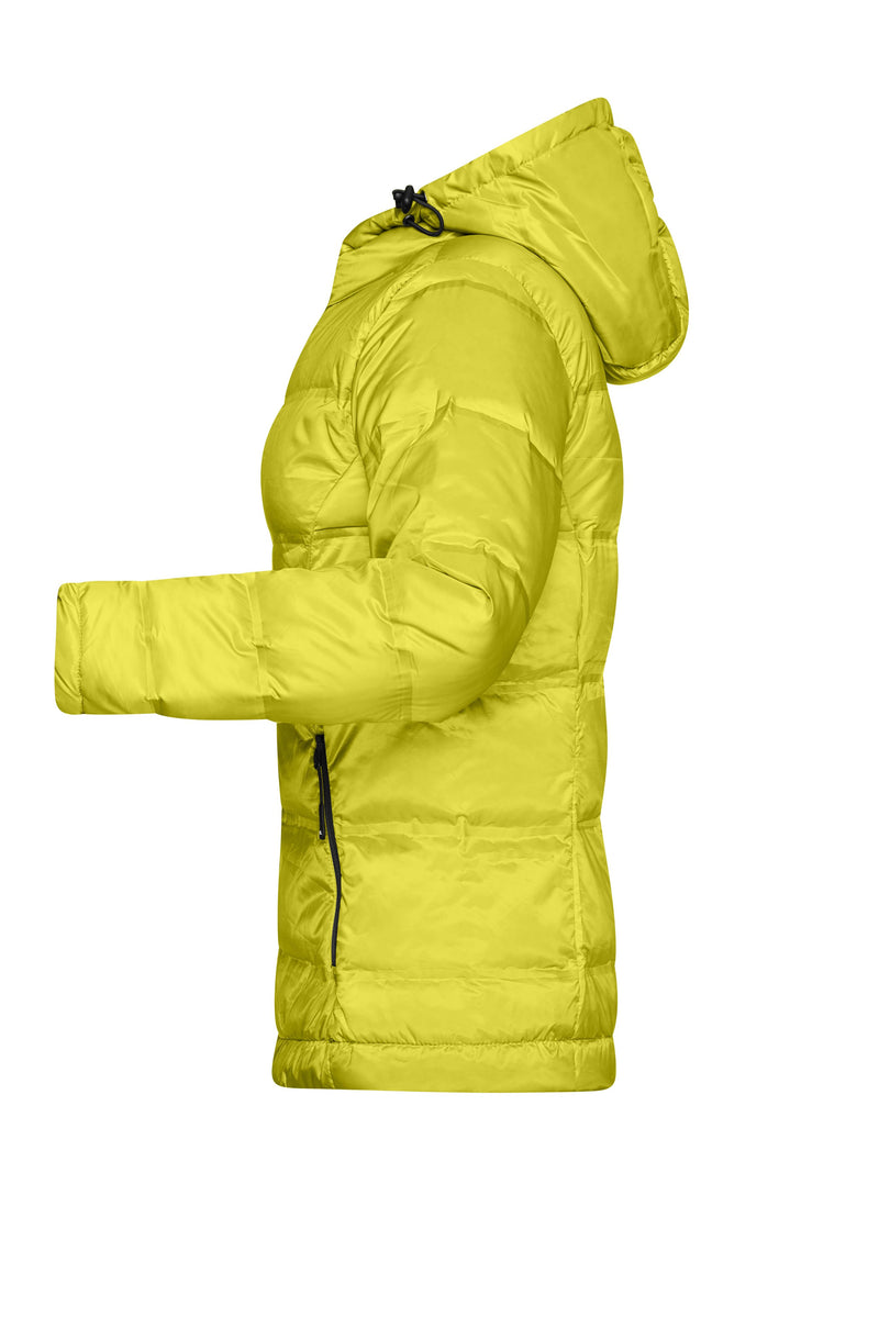 Laden Sie das Bild in Galerie -Viewer, Damen Daunenjacke mit Kapuze in neuem Design, Steppung der Jacke ist geklebt und nicht genäht - JN1151
