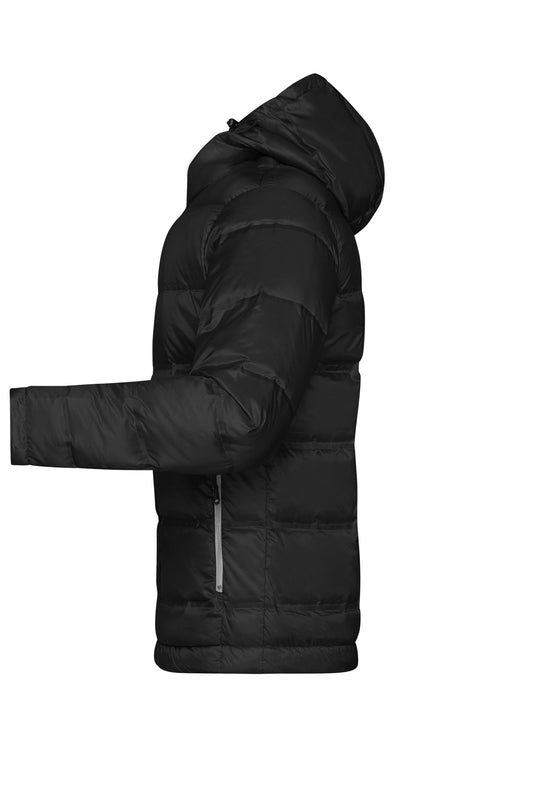 Herren Daunenjacke mit Kapuze in neuem Design, Steppung der Jacke ist geklebt und nicht genäht - JN1152