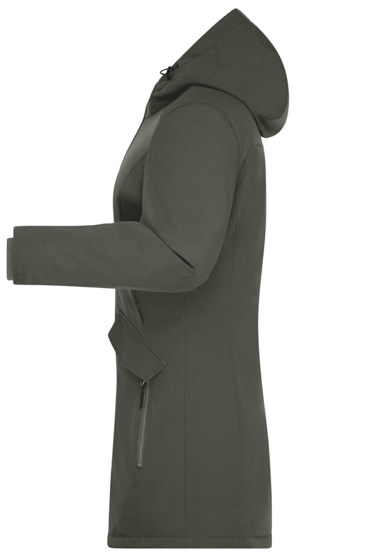 Klassischer, wattierter Parka mit angeschnittener Kapuze - Damen - JN1175