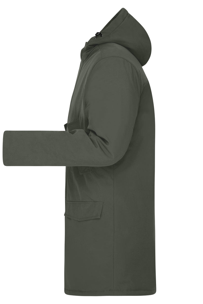 Laden Sie das Bild in Galerie -Viewer, Klassischer, wattierter Parka mit angeschnittener Kapuze - Herren - JN1176
