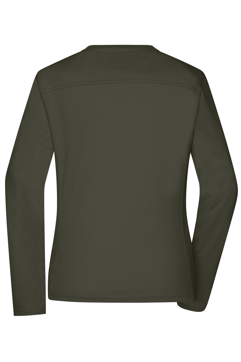 Laden Sie das Bild in Galerie -Viewer, Strapazierfähiges und pflegeleichtes Langarm Shirt - JN1839
