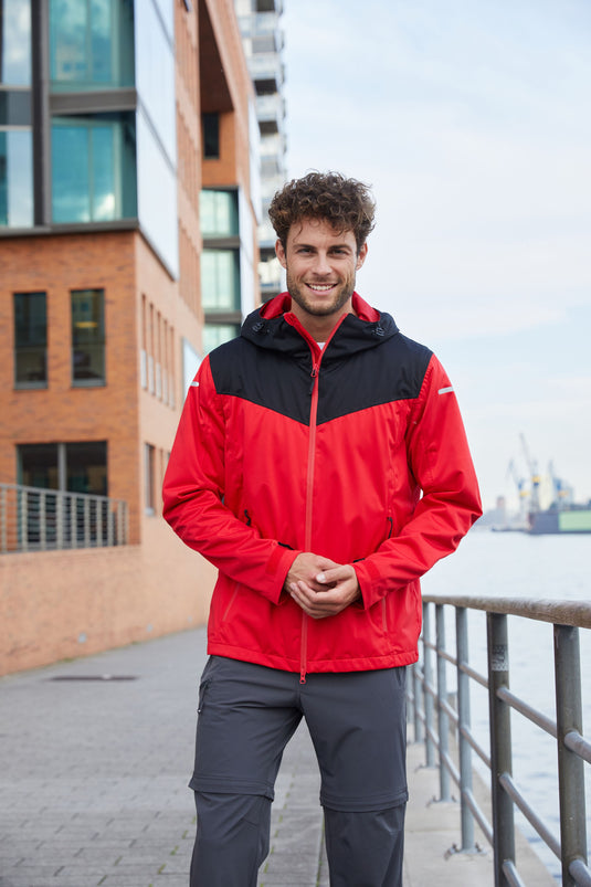 Leichte, gefütterte Outdoor Softshell-Jacke für extreme Wetterbedingungen - JN1180