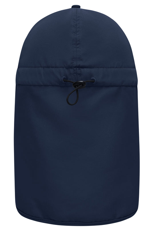 6 Panel Cap mit extra langem Nackenschutz - MB6243
