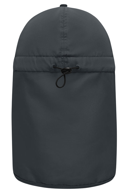 6 Panel Cap mit extra langem Nackenschutz - MB6243