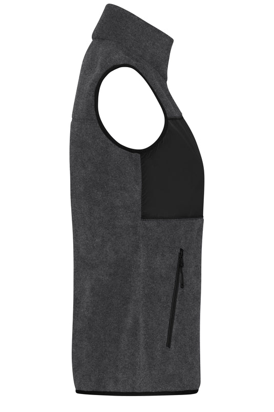 Damen Fleeceweste im Materialmix - JN1309