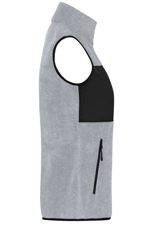 Damen Fleeceweste im Materialmix - JN1309