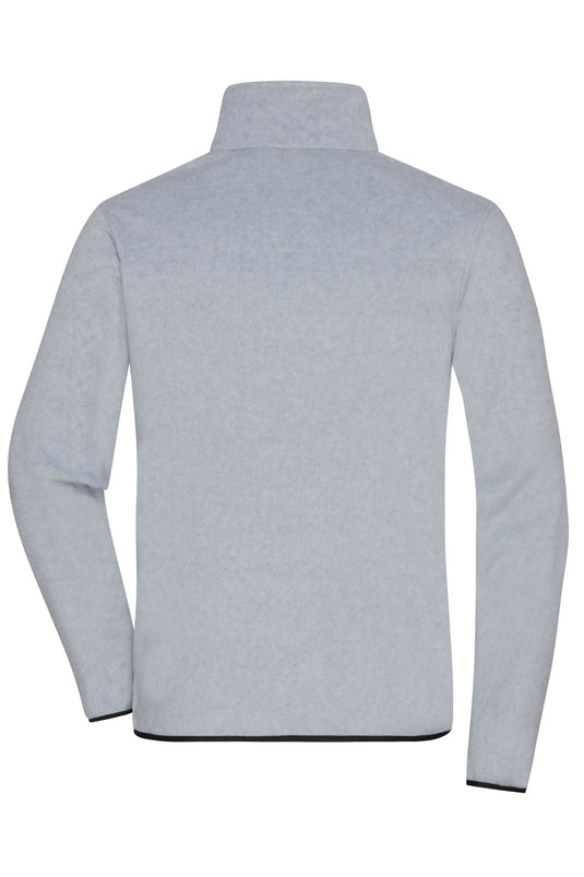 Herren Fleecejacke im Materialmix - JN1312