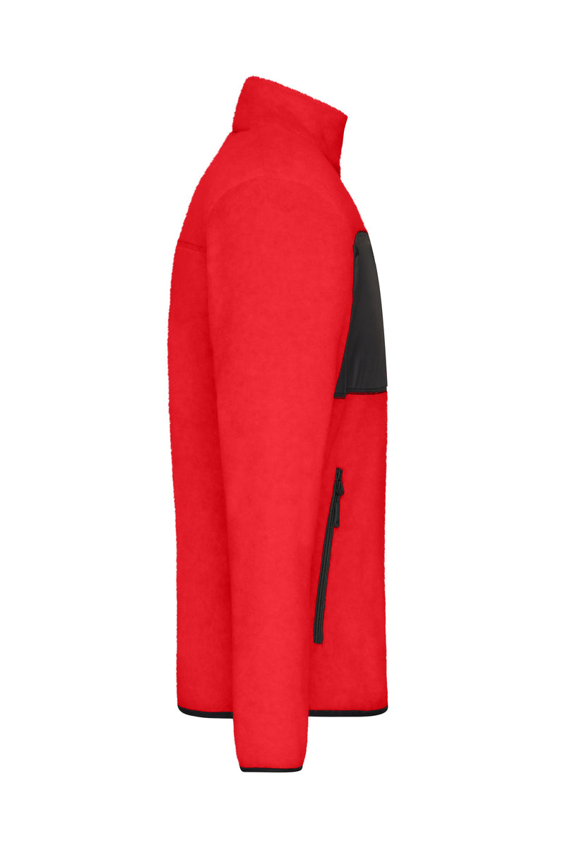 Laden Sie das Bild in Galerie -Viewer, Herren Fleecejacke im Materialmix - JN1312
