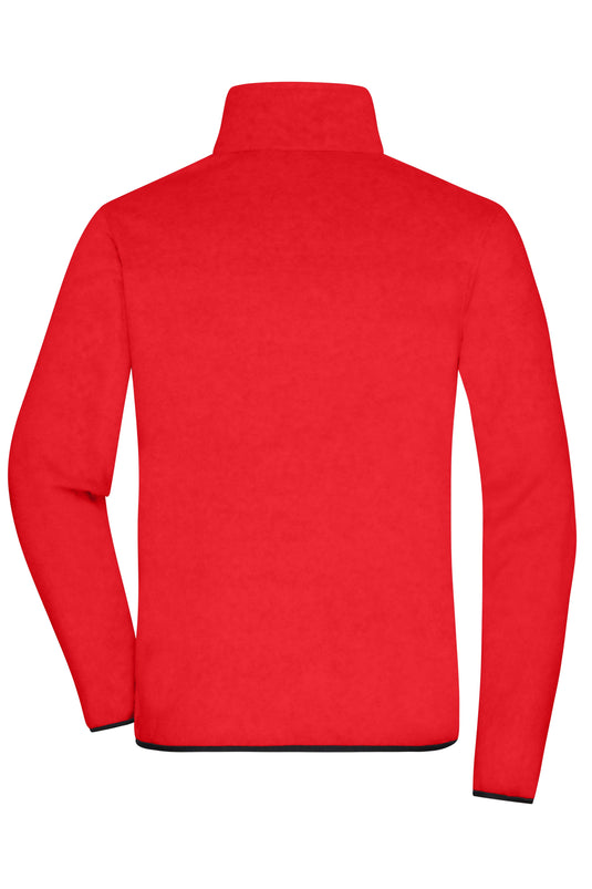 Herren Fleecejacke im Materialmix - JN1312