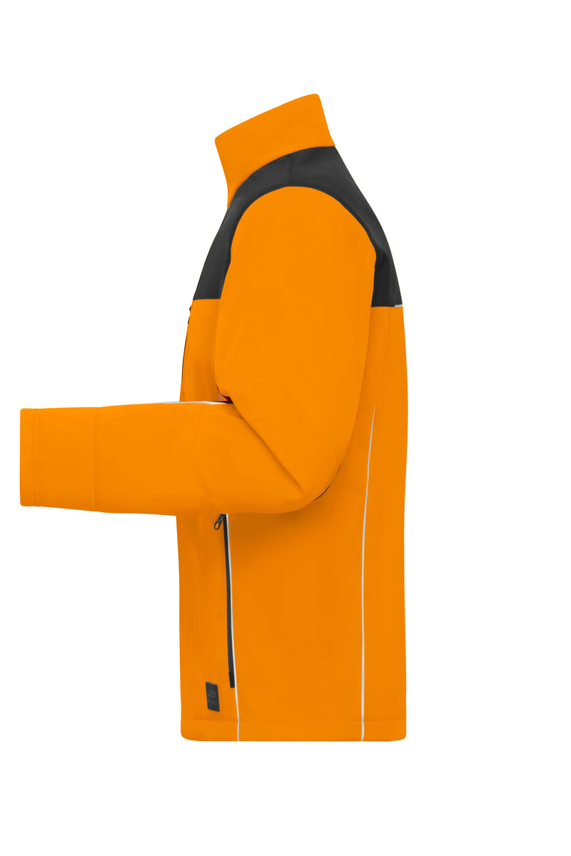Laden Sie das Bild in Galerie -Viewer, Softshelljacke in Signalfarbe - JN1856
