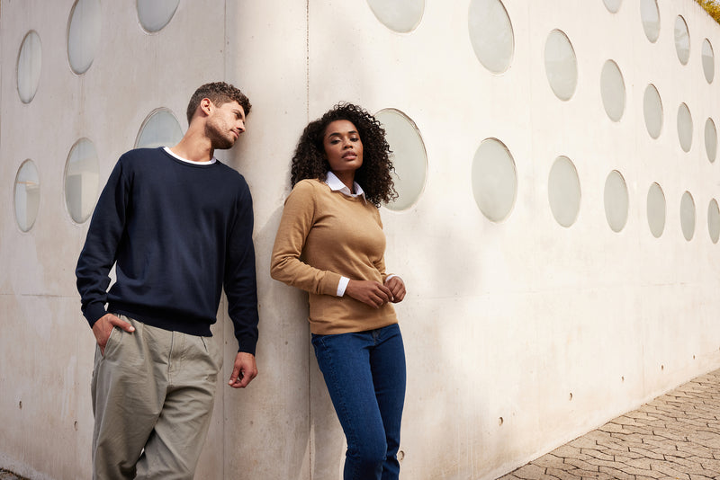 Laden Sie das Bild in Galerie -Viewer, Klassischer Baumwoll-Pullover - Herren - JN1314
