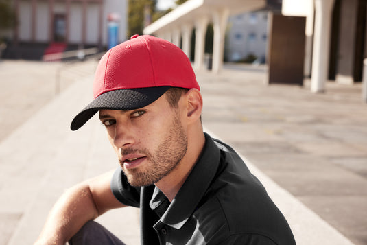 Stylische 6 Panel Cap aus weichem Meshmaterial - MB6246