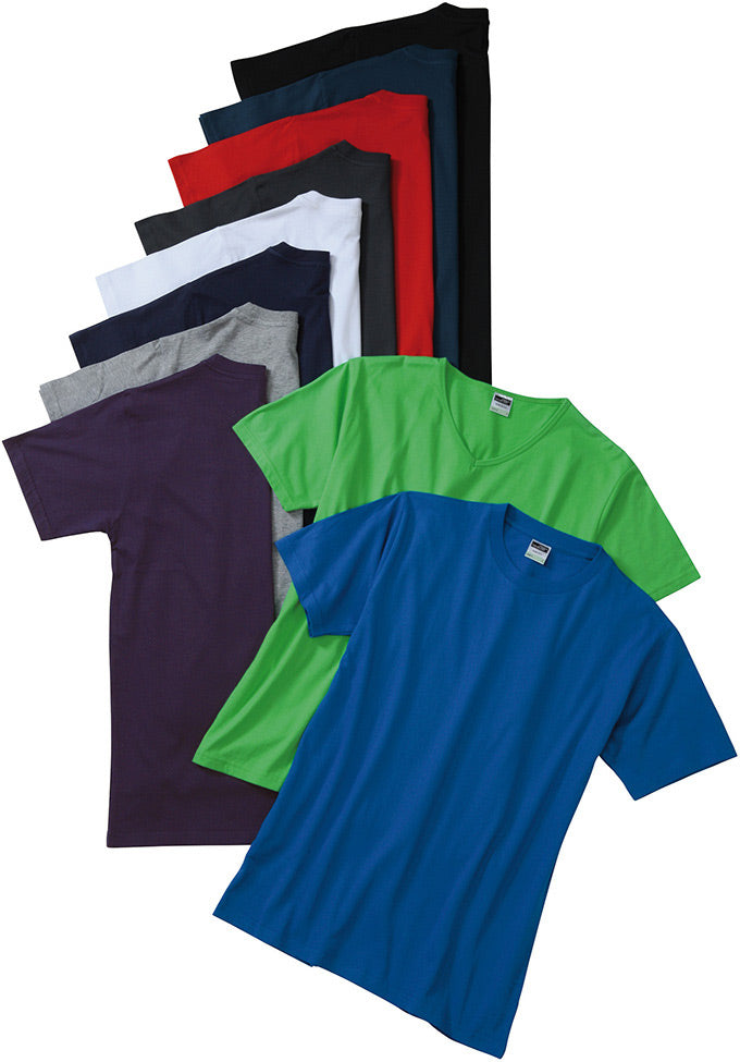 Laden Sie das Bild in Galerie -Viewer, Figurbetontes V-Neck-T-Shirt Herren - JN912

